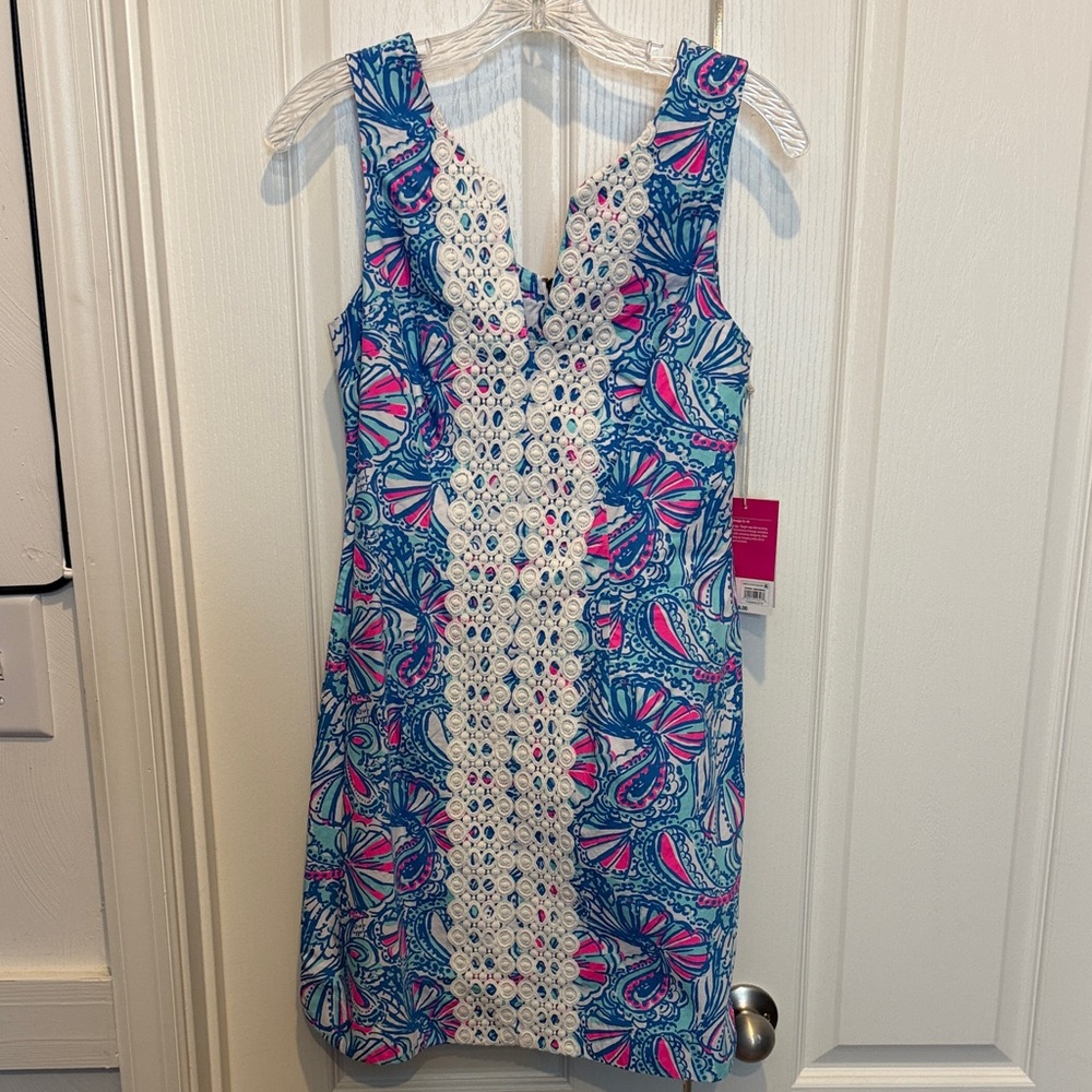 Lilly Pulitzer for Target Blue and Pink Floral Mini Dress